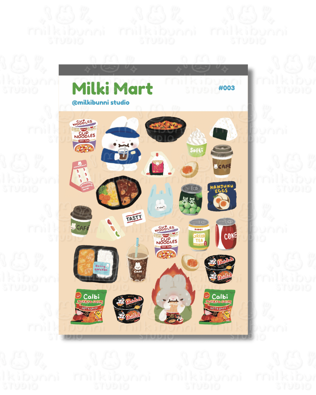 [#003] Milki Mart Sticker Sheet