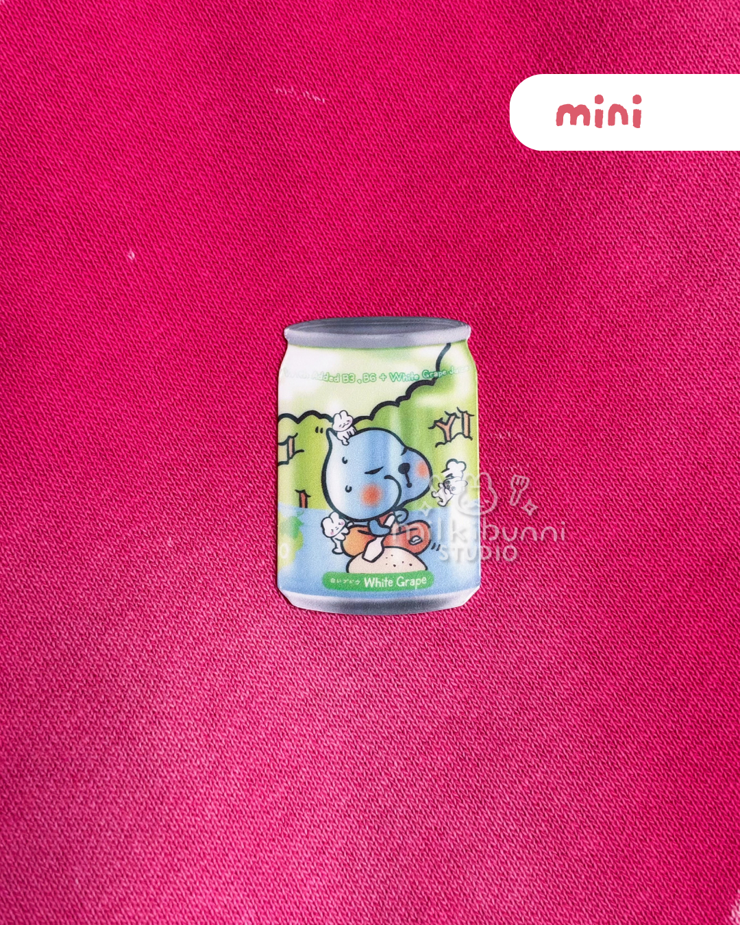 [Mini] White Grape Drink Sticker