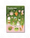 [#004] Matcha Day Sticker Sheet