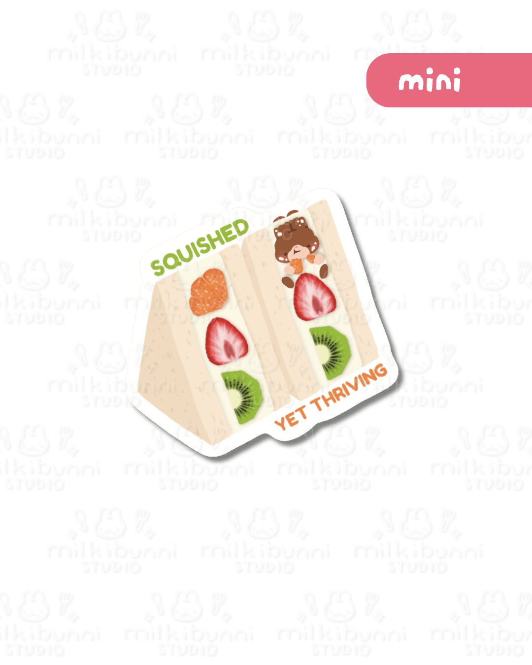 [Mini] Fruit Sando Sticker