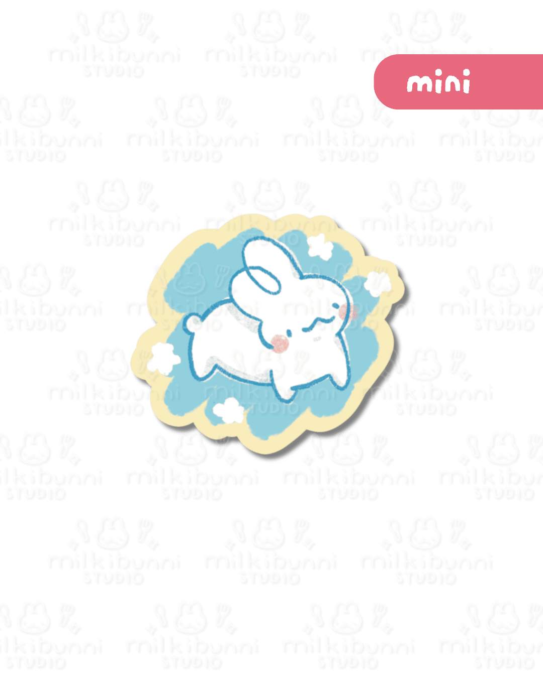 [Mini] Doodle Bunni Sticker