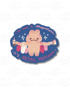 Retail Therapy Sticker