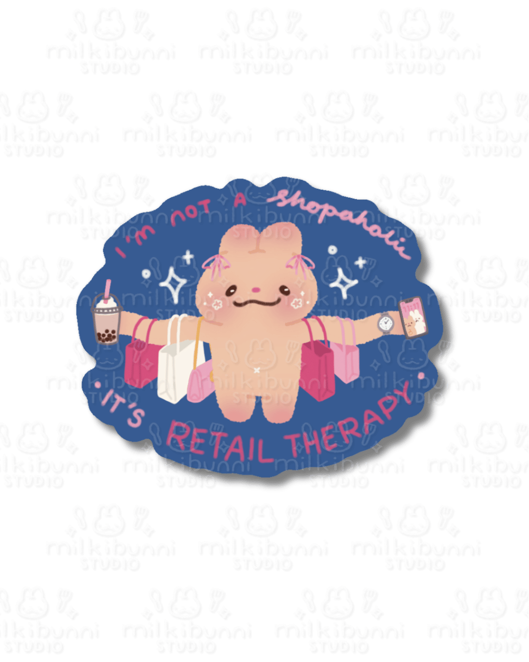Retail Therapy Sticker