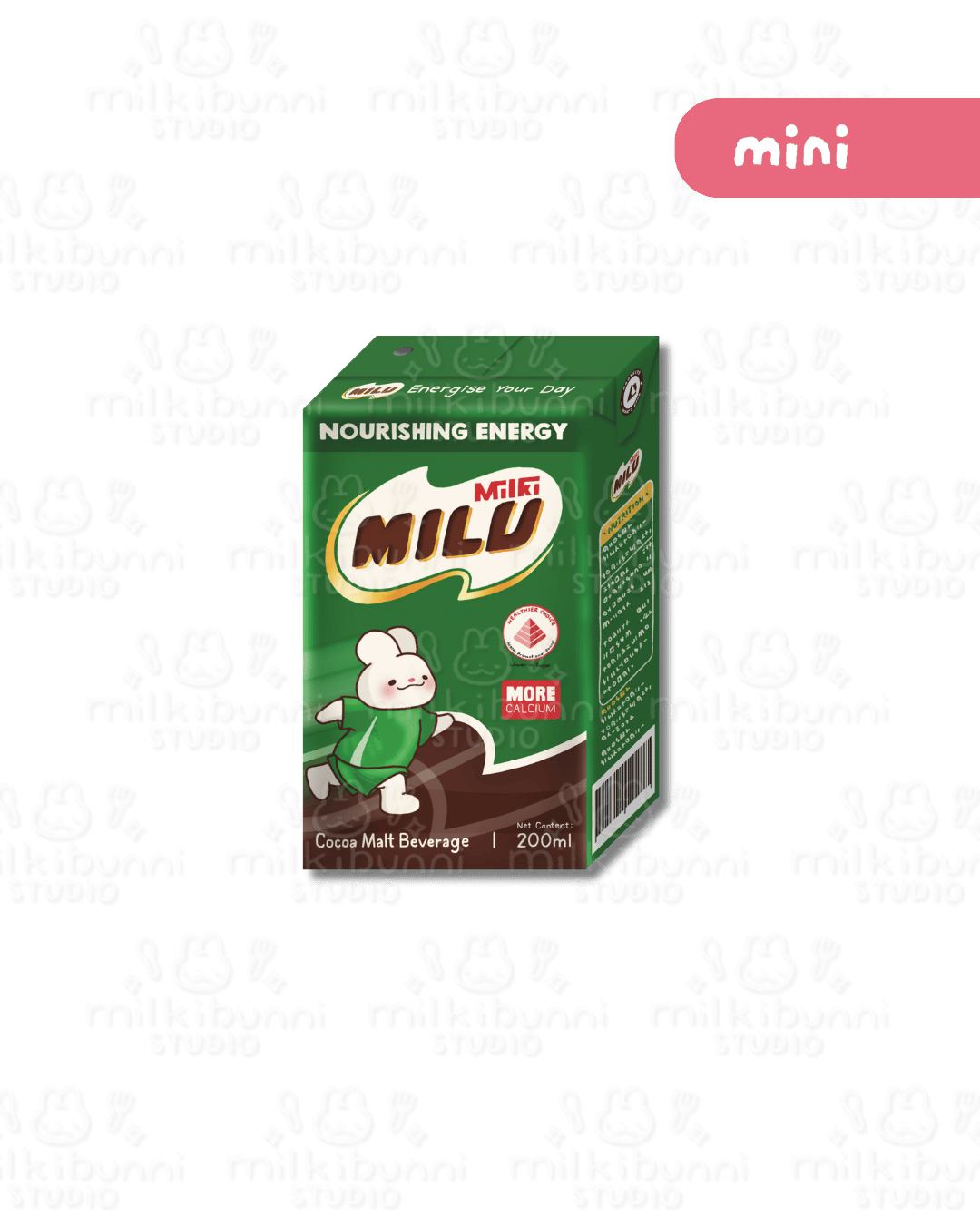 [Mini] Milu Chocolate Malt Sticker