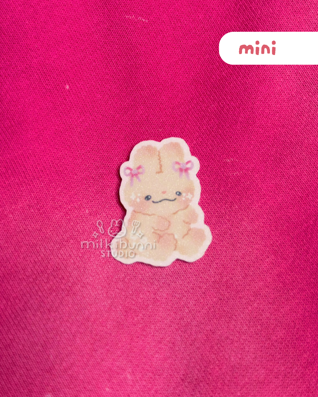 [Mini] Ribbon Bunni Sticker