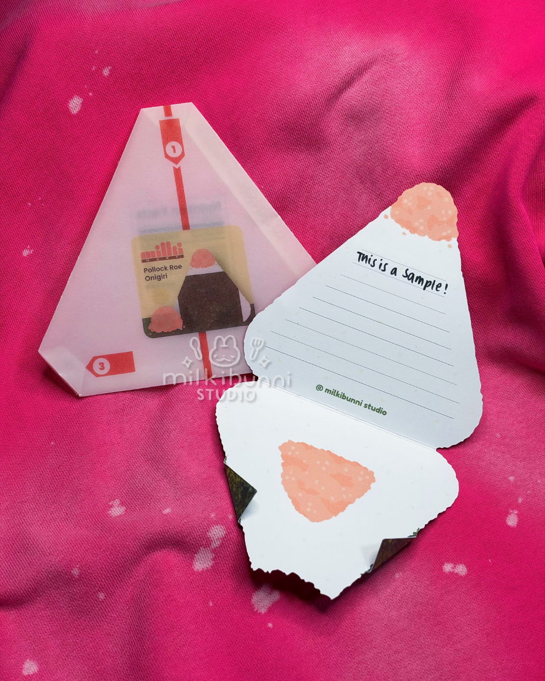Pollock Roe Onigiri Letter Set