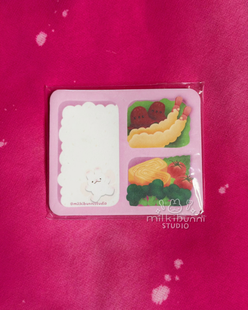 Lunch Bento Memopad Refill