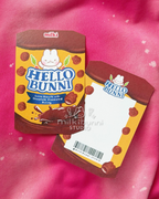 Hello Bunni Double Chocolate Biscuit Postcard