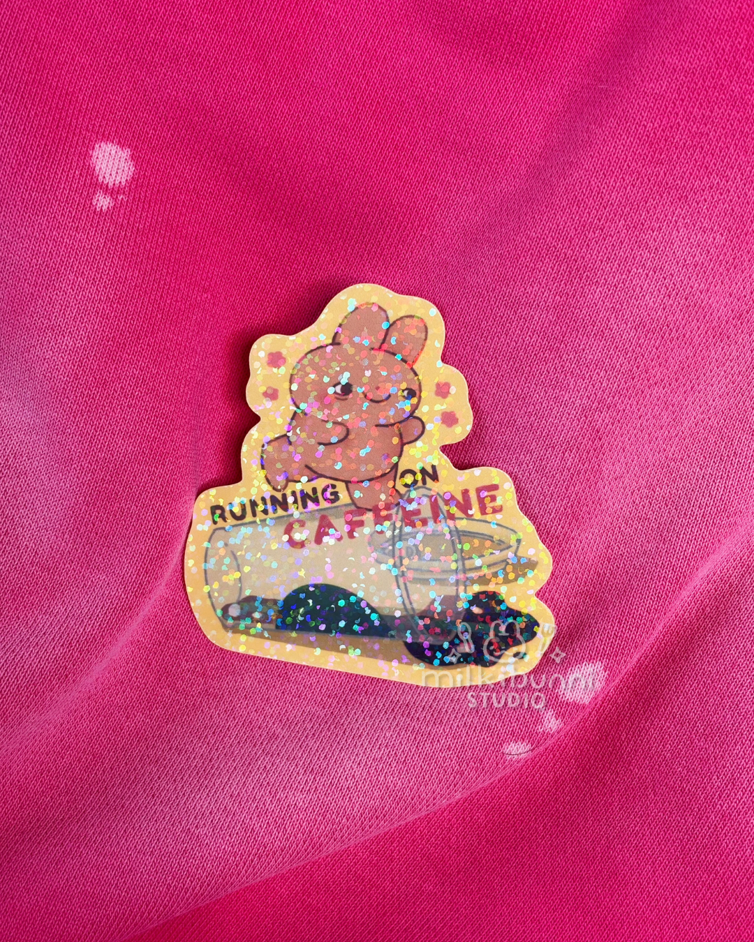 Running on Caffeine Sticker