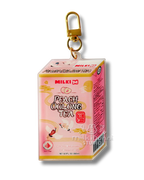 Peach Oolong Shaker Keychain