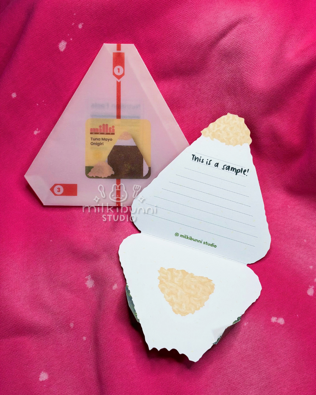 Tuna Onigiri Letter Set