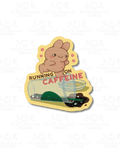 Running on Caffeine Sticker