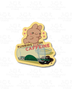 Running on Caffeine Sticker