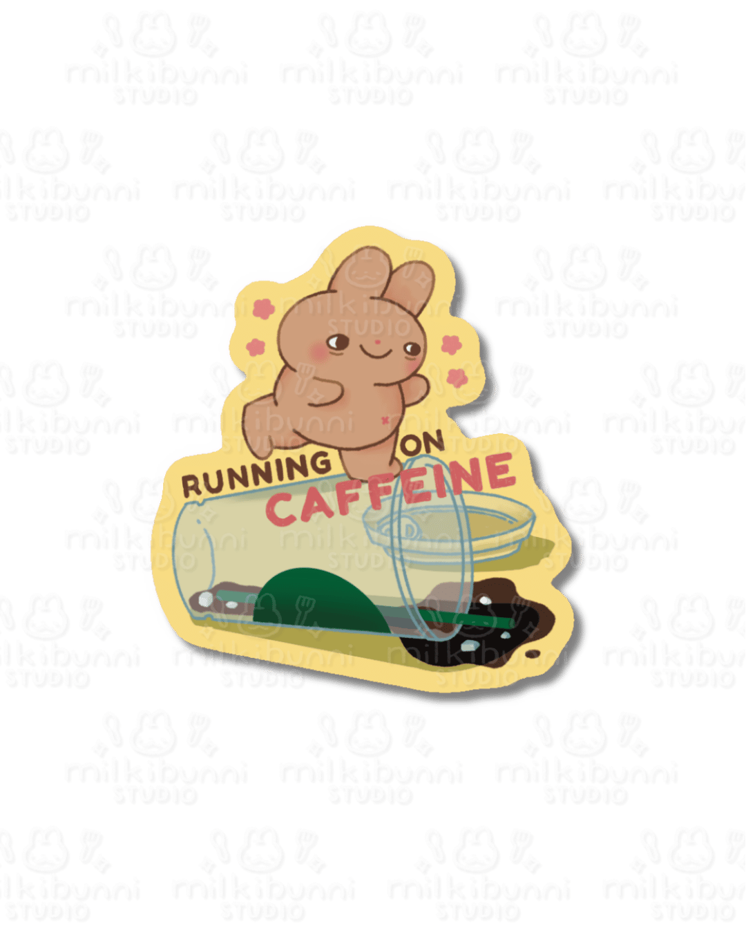 Running on Caffeine Sticker