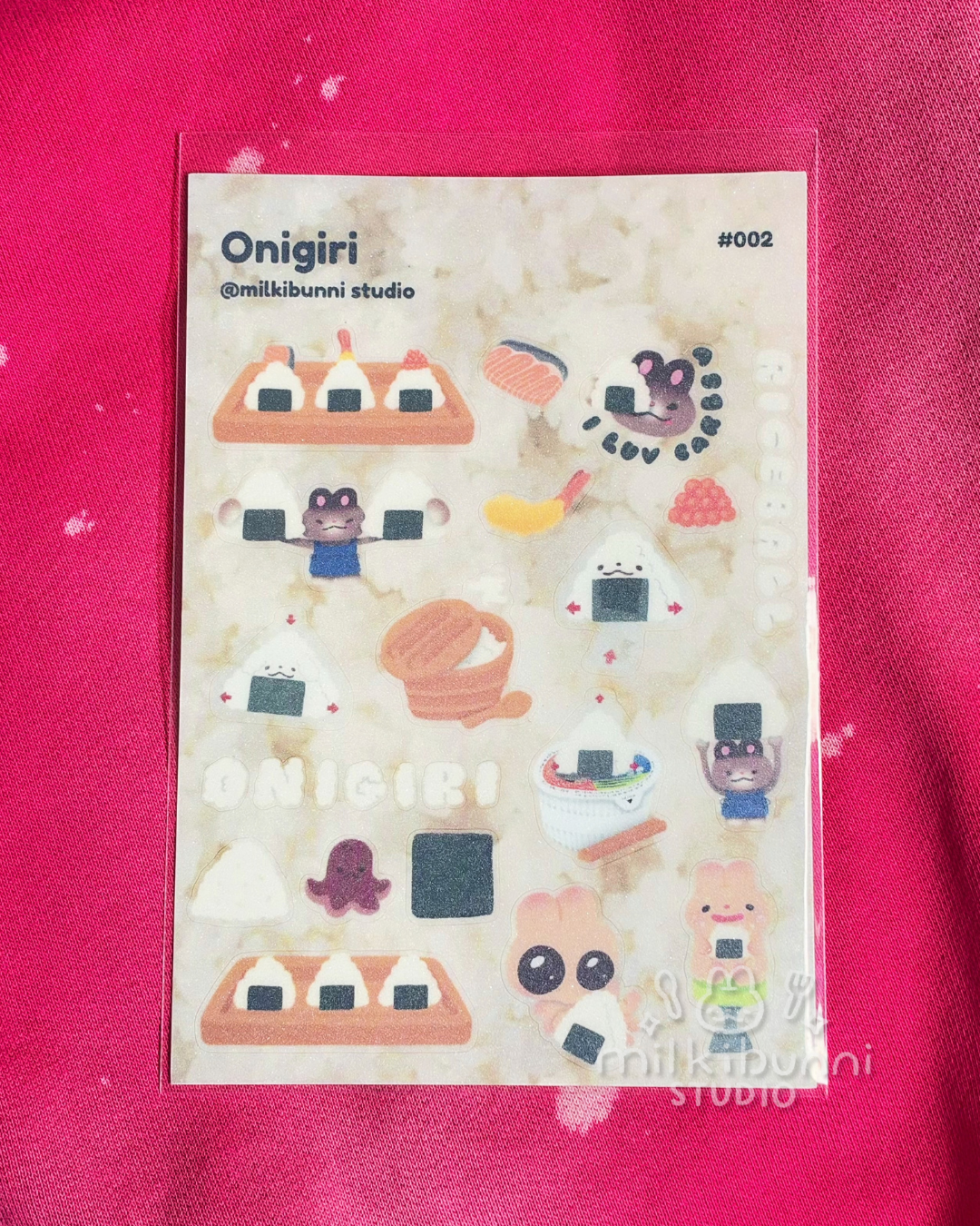 [#002] Onigiri Sticker Sheet