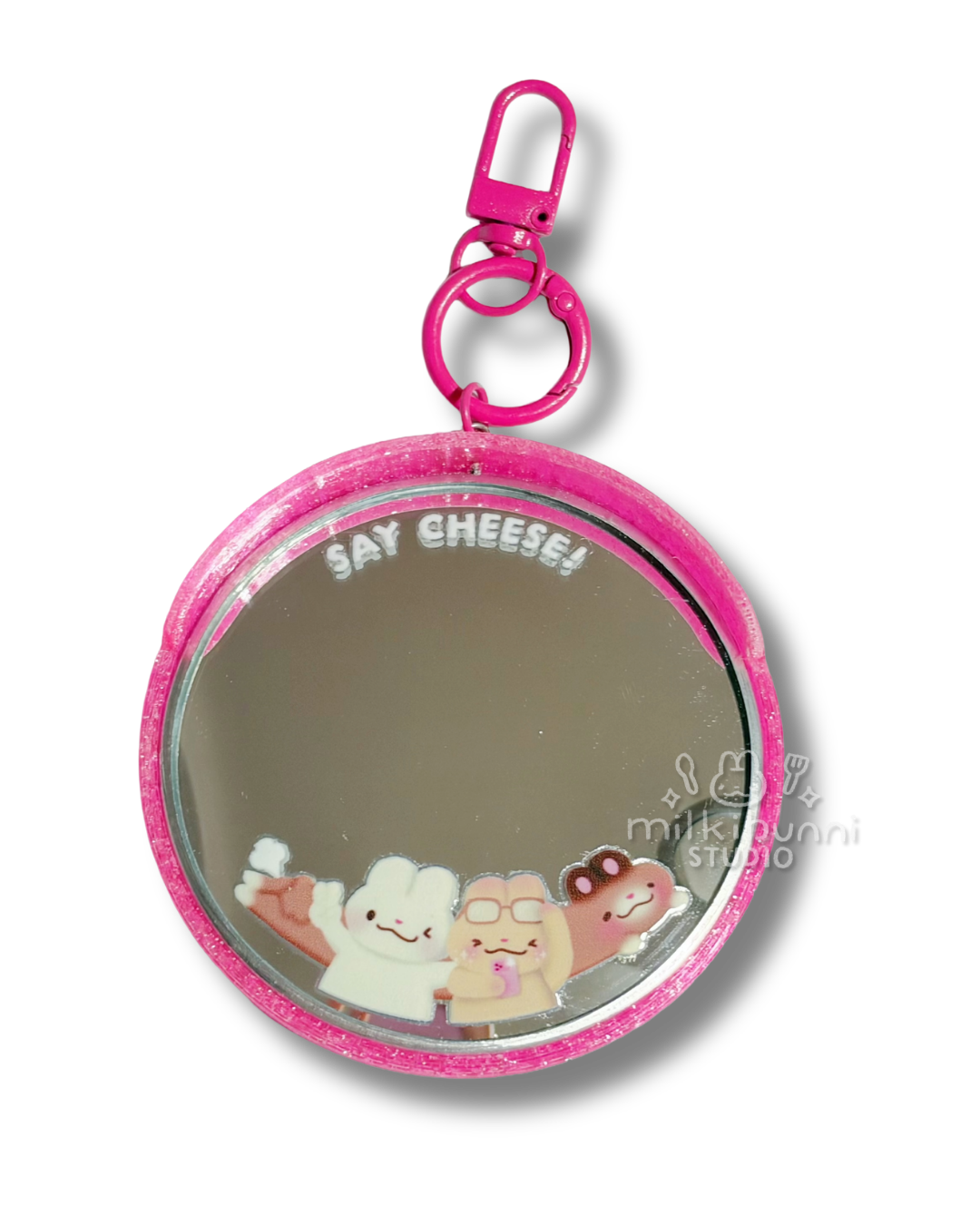 Convex Mirror Keychains: Candy Pop