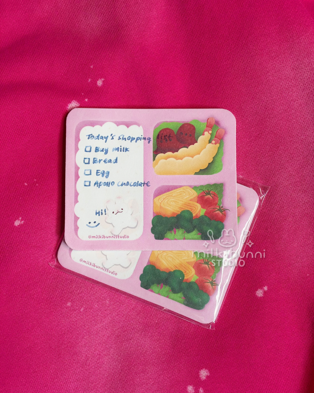Lunch Bento Memopad Refill