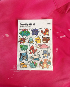 [Seasonal] Doodly 16 Sticker Sheet