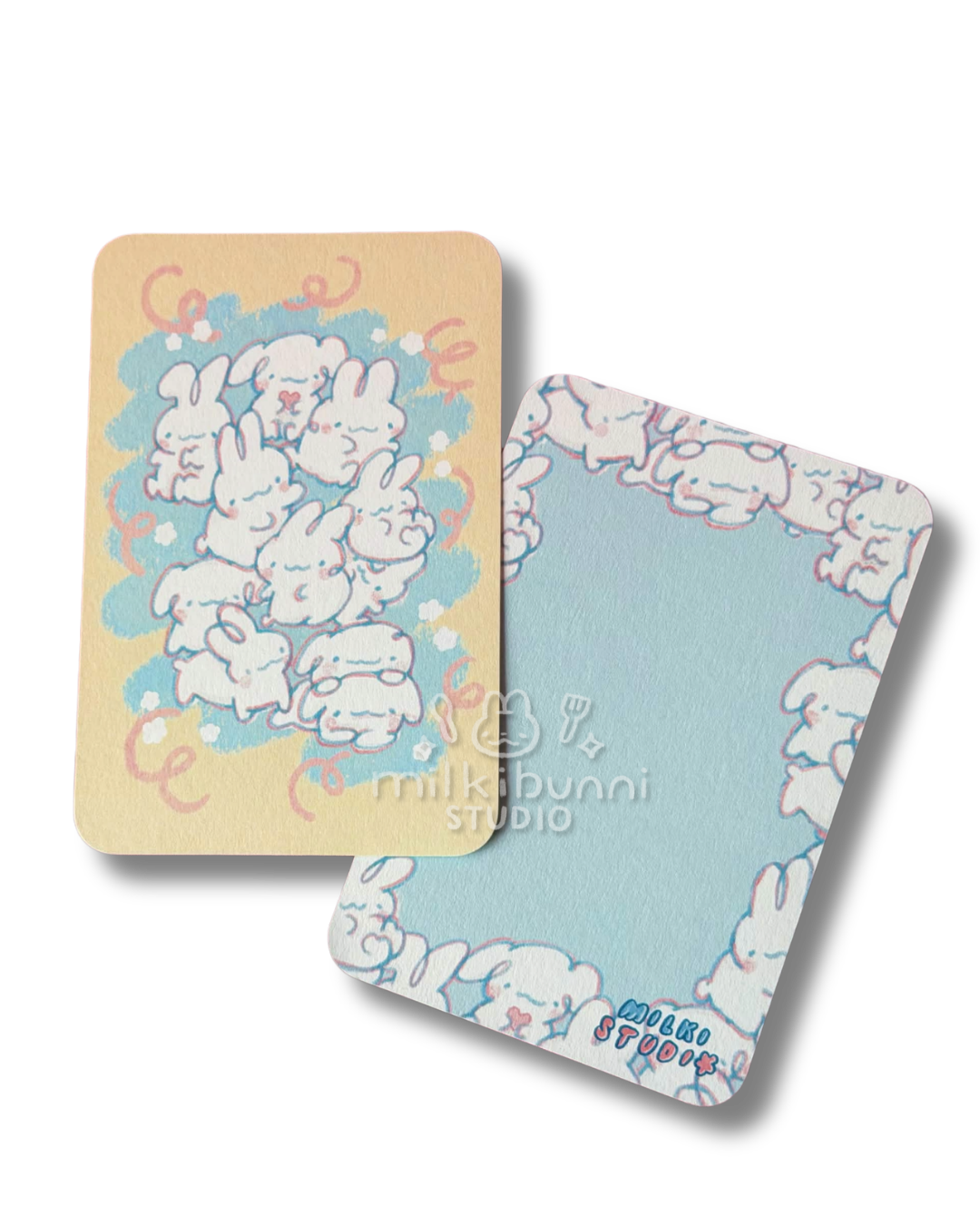 Yellow Doodle Bunni Postcard