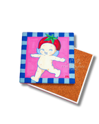 [Original Art] Kewpie Tomato Coaster