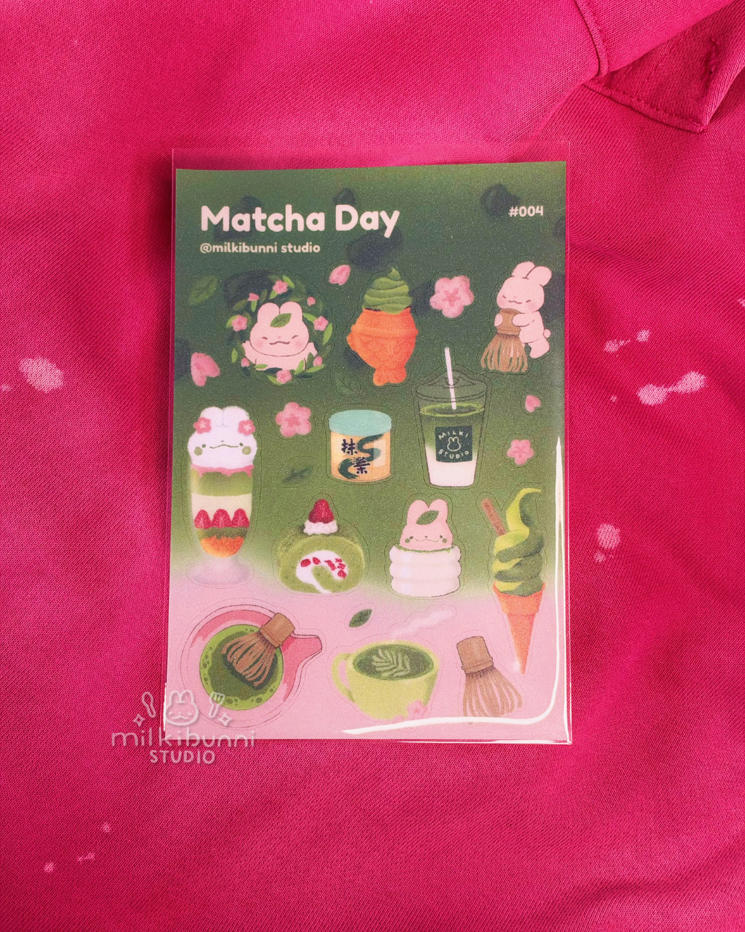 [#004] Matcha Day Sticker Sheet