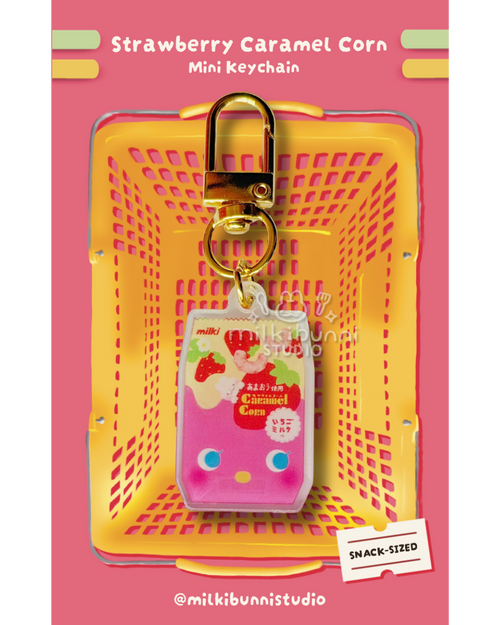Caramel Corn Mini Keychain