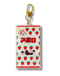 Strawberry Chocolate Shaker Keychain