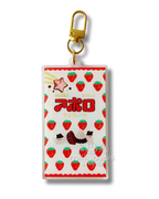 Strawberry Chocolate Shaker Keychain