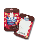 Hello Bunni Chocolate Biscuit Postcard