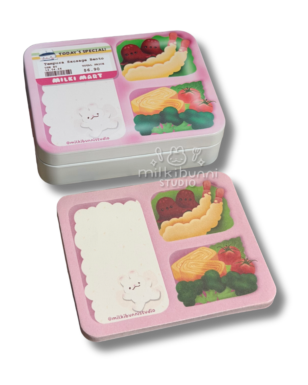 Lunch Bento Memopad & Tin Set