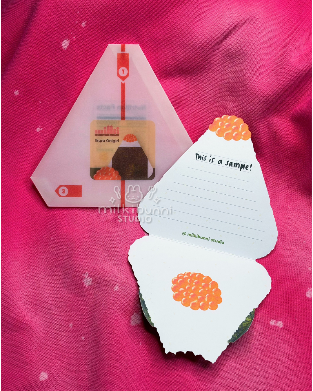 Ikura Onigiri Letter Set