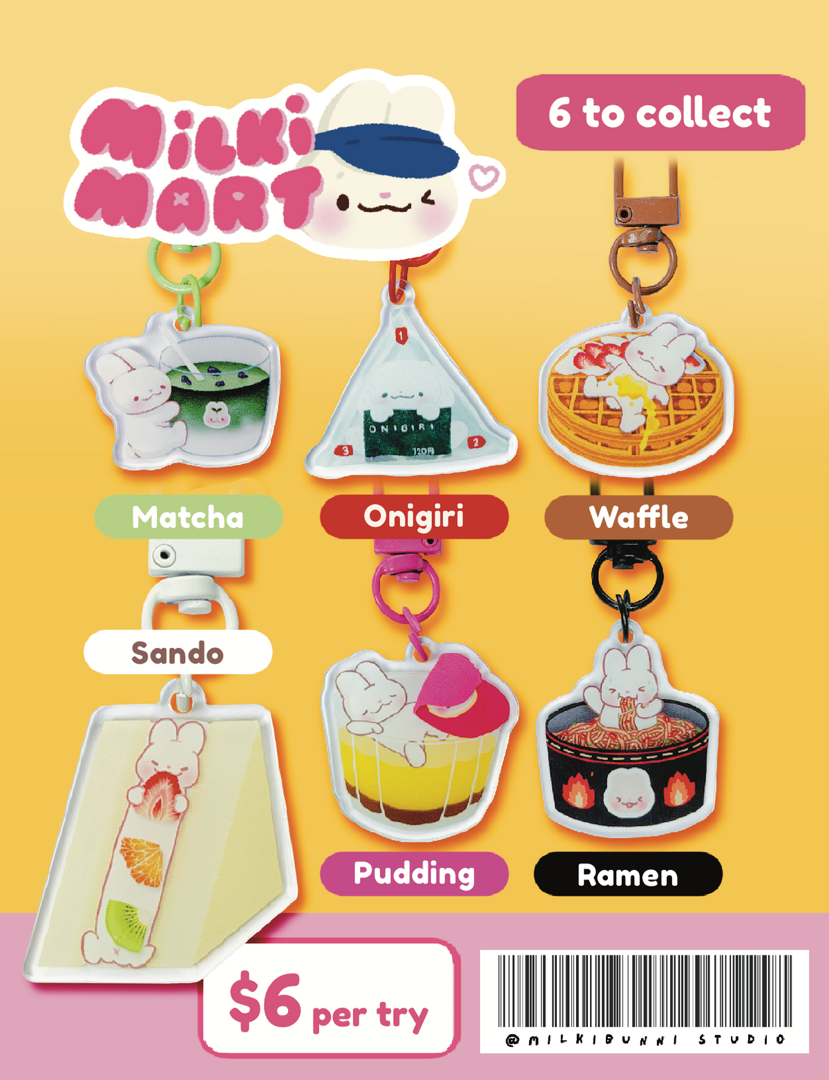 Milki Mart Keychain Blind Bag